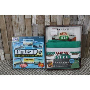 Brand New Friends Cookbook Gift Set & Battleship Normandy Edition Puzzle - GIFTS